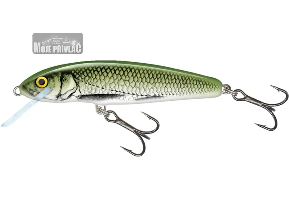 Aktuální Wobler Salmo Minnow 7cm Floating Olive Bleak