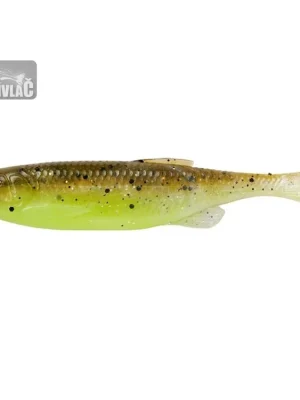 Akční Nabídka Gumová Nástraha Savage Gear Fat T-Tail Minnow 10,5cm Green Pearl Yellow (1ks)