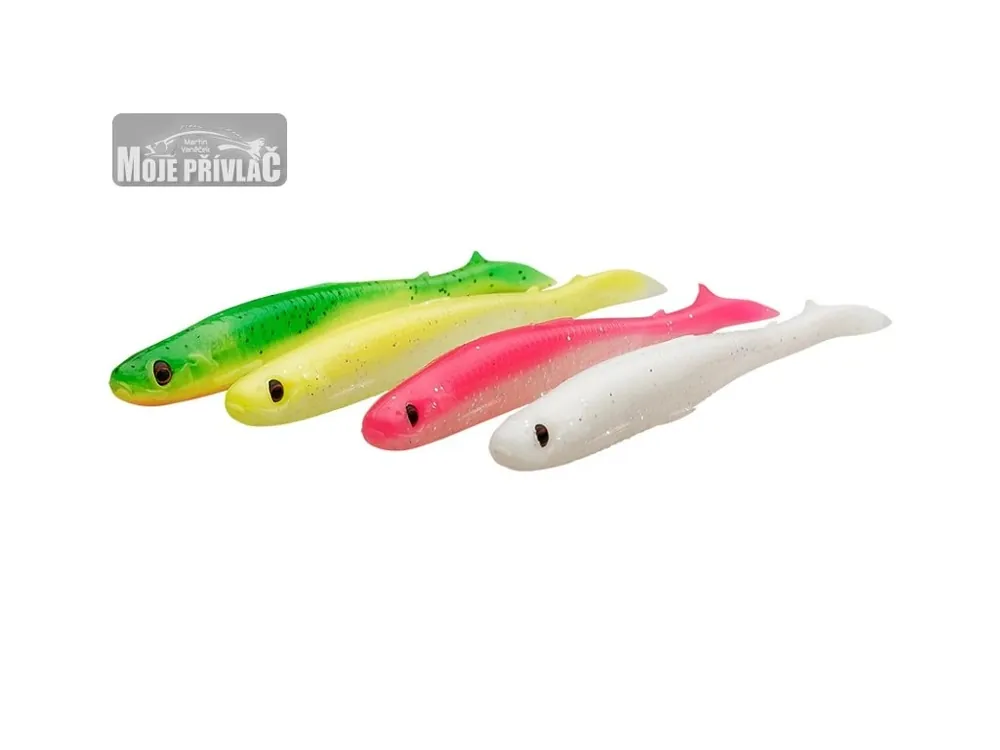 Gumová nástraha Savage Slender Scoop Shad 13cm Dark Water Mix (5ks) Super Cena