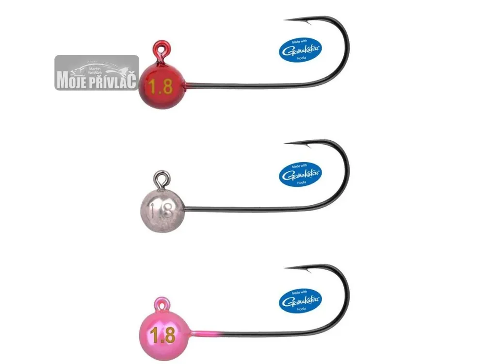 Wolframová Jigová hlavička Gamakatsu-Spro Tungsten Micro Jig 22 vel.2 3,5g Metalic (3ks) Must-Have