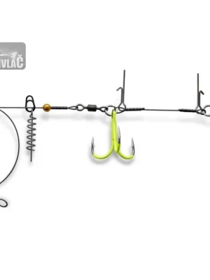 STINGER PIKE RIG DUO ST36 # 1 Orange UV 39cm 32kg Nejlepší Cena