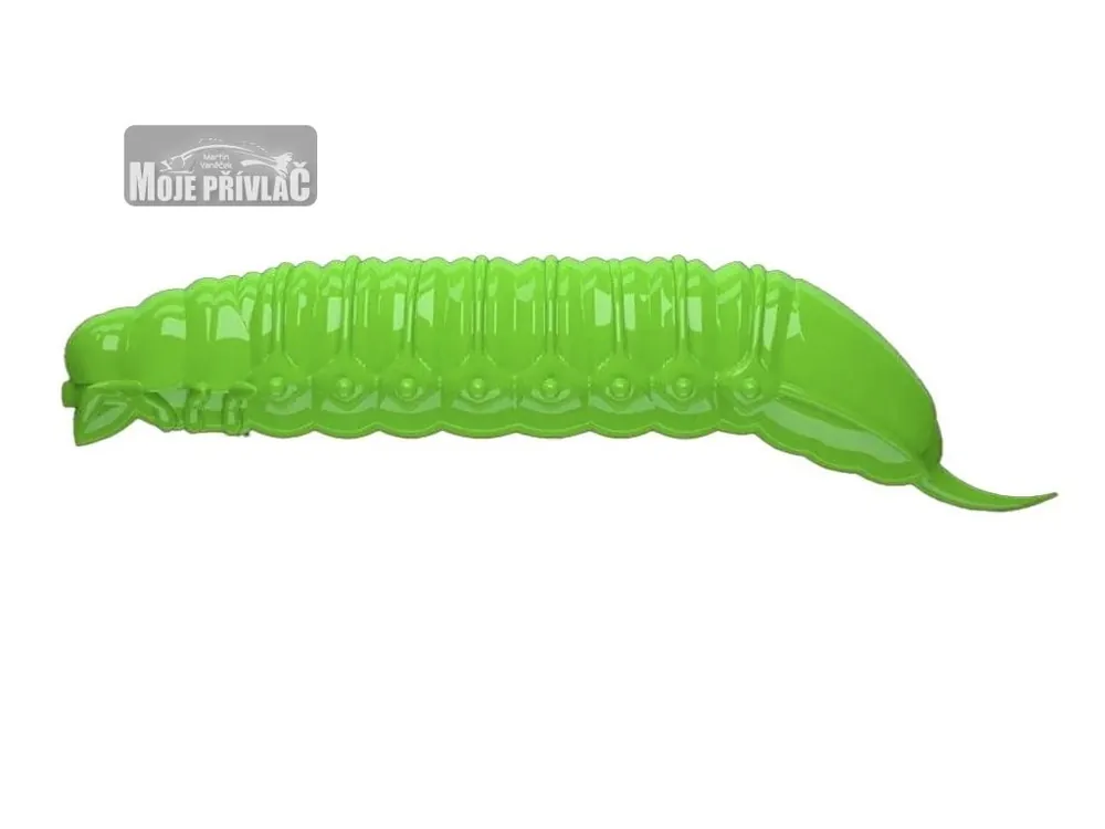 Gumová nástraha Libra Lures Goliath 45 – Hot Green 026 (Cheese) – 8ks/bal Nejprodávanější