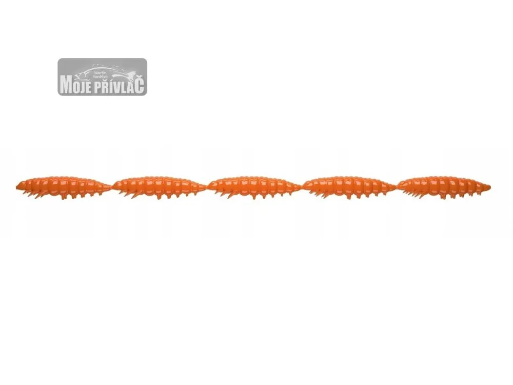 Vrácení Zdarma Gumová nástraha Libra Lures Larva Multi 5×25 – Hot Orange 011 (Cheese) – 5x5ks/bal