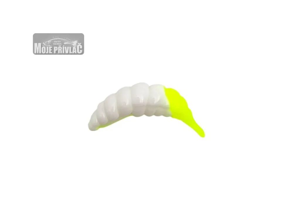 Gumová nástraha FishUp Ozi 1.2" White/Hot Chartreuse #131 Sýr Ověřený