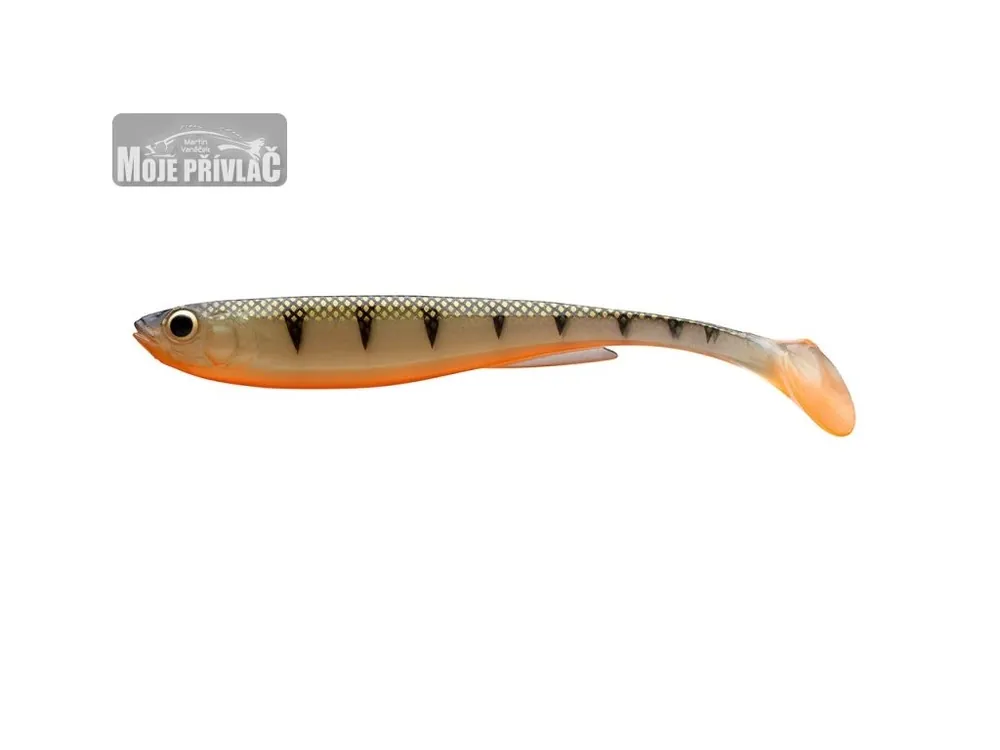 Jen Po Omezenou Doba Gumová nástraha Daiwa Prores Slim Shady 13,5cm Natural UV Perch (1ks)