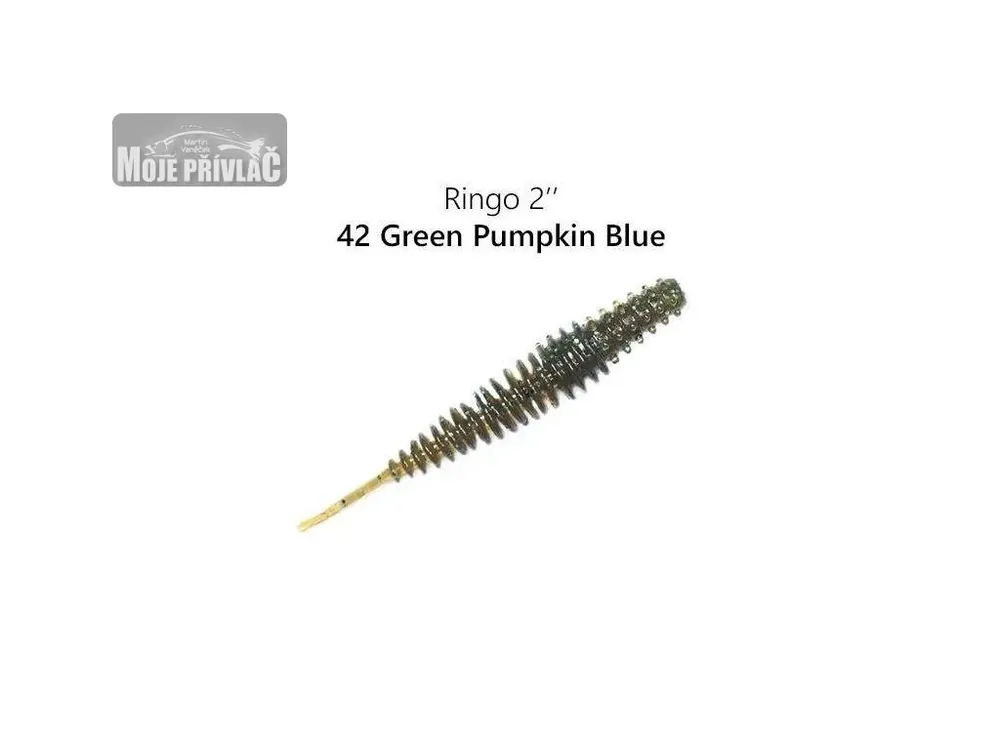 Ringo 5cm barva 42 green pumkin blue 6 kusů kalamár Rychlé Dodání