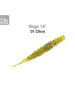 Originální Ringo 4cm barva 1 oliva 10 kusů kalamár