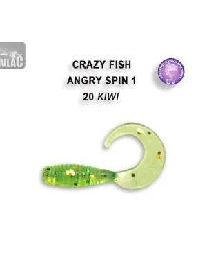 Angry spin 2,5cm barva 20 green acid Nejlepší Volba