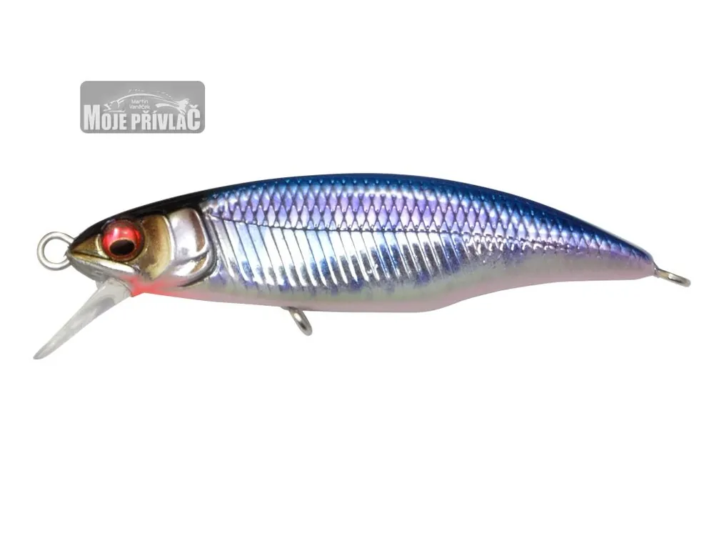 Autentický Wobler MegaBass GH50 Flatside 5cm 4g M Blue Stream