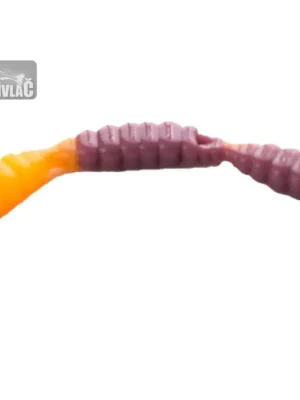 Cenově Výhodný Gumová nástraha Moonky Kukla 3x26mm DC03 Brown Metalic / Orange Fluo - Cheese (8ks)