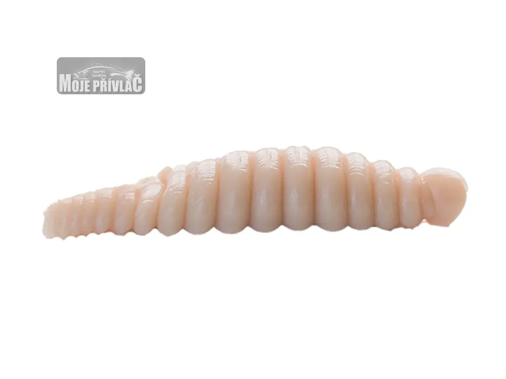 Ověřený Gumová nástraha Moonky Worm 38mm C08 Coffee Milk - Cheese (10ks)