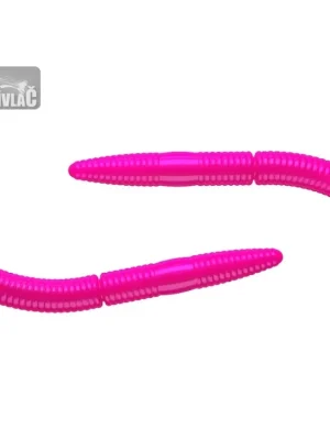 Gumová nástraha Libra Lures Fatty D’Worm Tournament 65 Hot Pink 019 (Cheese) – 10ks/bal Akce