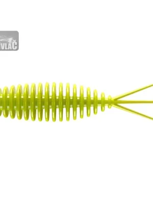 Expresní Doručení Gumová nástraha Libra Lures Turbo Worm Mini 35 Apple Green 027 (Cheese) – 15ks/bal