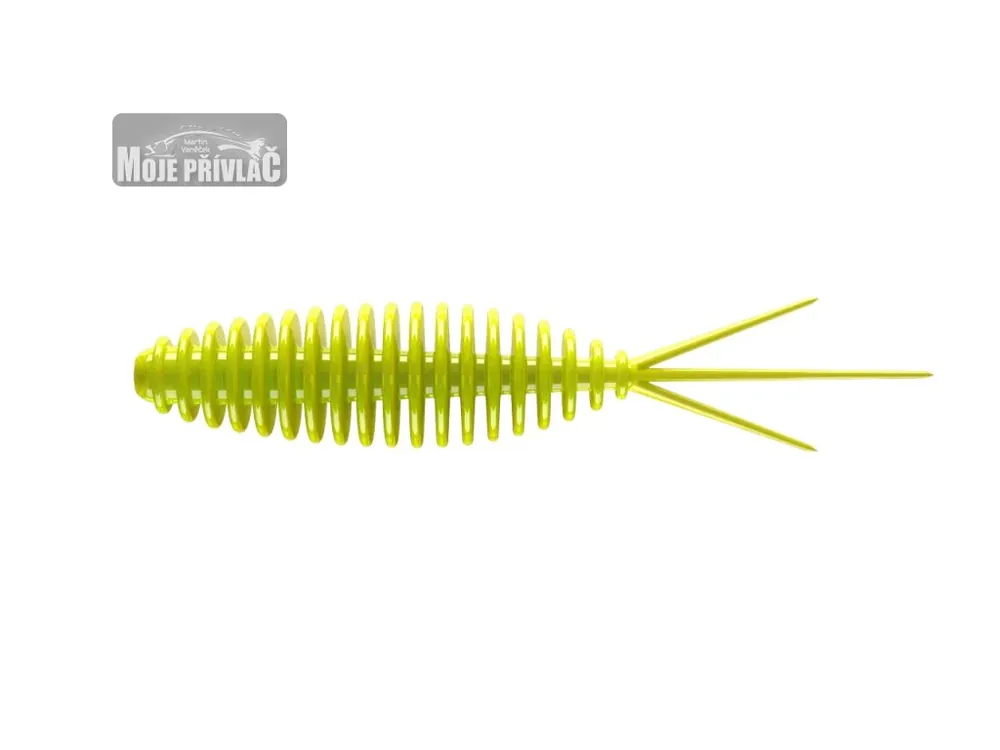 Expresní Doručení Gumová nástraha Libra Lures Turbo Worm Mini 35 Apple Green 027 (Cheese) – 15ks/bal
