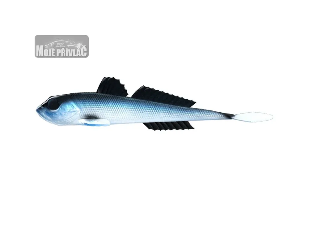Gumová nástraha Libra Lures Gobio 7.3'' 18.6cm - 003 / BLUE WHITEFISH 1ks Sezónní Sleva