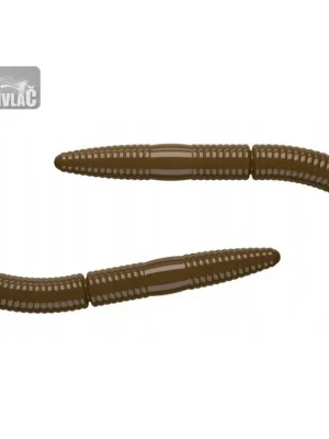 Gumová nástraha Libra Lures Fatty D’Worm Tournament 75 Brown 038 (Cheese) – 8ks/bal Odeslání Ihned