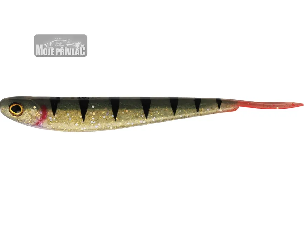 Gumová nástraha Westin TwinTeez V2 V-Tail 14,5cm 9g Gold Perch (2ks) Oblíbený