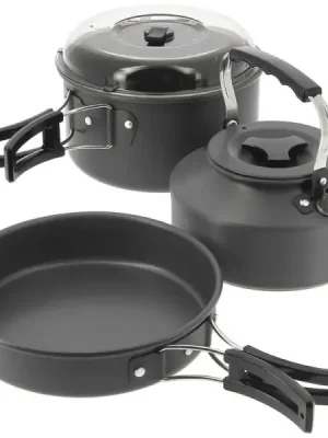 Akční Cena NGT Sada nádobí Kettle, Pot & Pan Set 3-díl