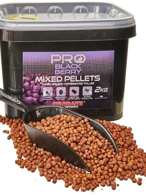 Vysoce Kvalitní STARBAITS Pro Blackberry Pelety Mixed 2kg