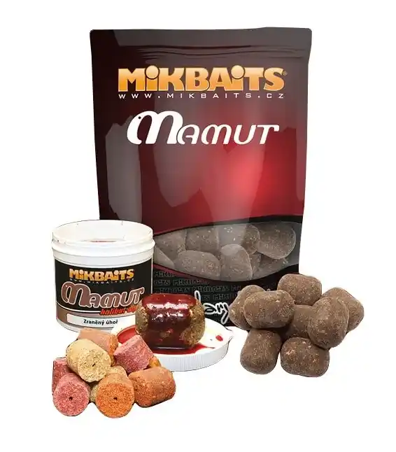 Mikbaits Mamut&Halibut boilie 1kg - Krab Halibut 50x35mm Nejlepší Cena
