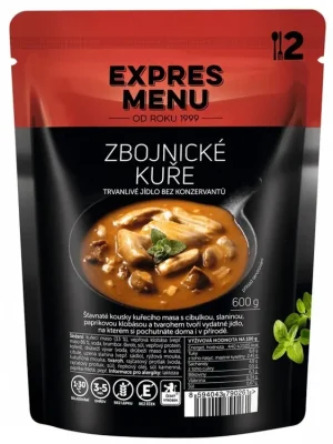 Expres Menu Zbojnické kuře - bezlepkové jídlo Víkendová Akce