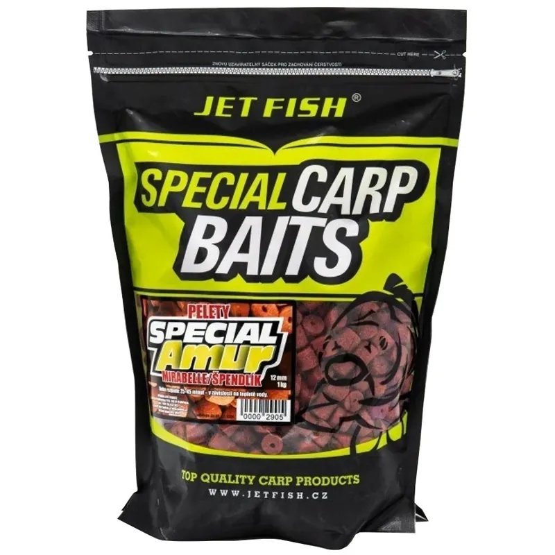 Jet Fish Special amur pelety 1kg - 12mm : MIRABELLE/ŠPENDLÍK Vrácení Zdarma