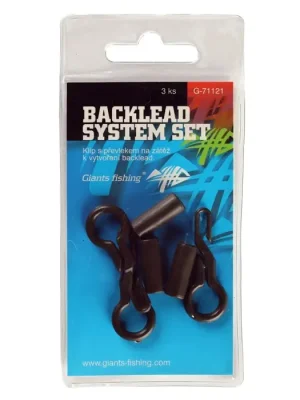 Nejlepší Volba Giants Fishing Kompletní klip na zátěž Backlead System 3ks
