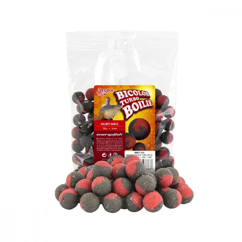 Nakupujte Hned Benzar Mix Turbo Bicolor Boilies 250g