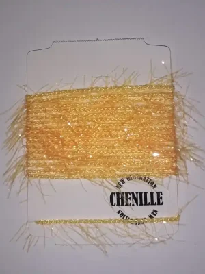 Sybai Vibrant chenille - Fluo yellow orange Horká Nabídka