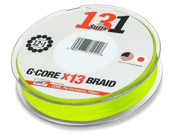 Sleva Sufix Šňůra 131 G-CORE 0,205 mm 12,7 kg 150 m svítivě zelená