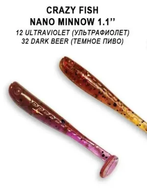Koupit Online Crazy Fish Nano Minnow 1,1" 2,7cm color 12/32