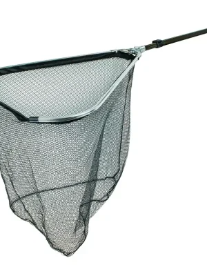 Albastar Podběrák s kov.středem - pogumovaná síť 70x70/230cm - Černý Originální