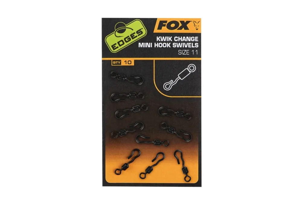 Jen Po Omezenou Doba Fox International Obratlíky Kwik Change Mini Hook Swivel size 11