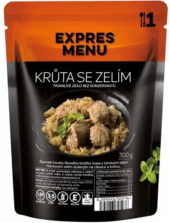 Expres Menu Krůta se zelím 300g Koupit Online