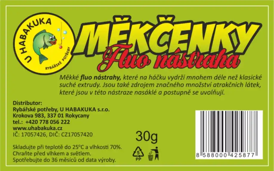 U Habakuka Měkčenky fluo KC žluté - Kukuřice Cenová Bomba