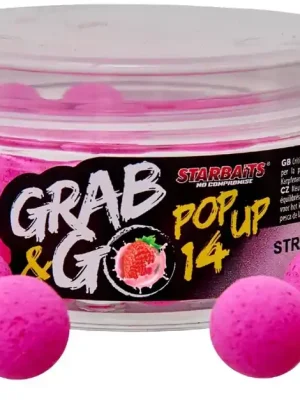 Omezená Nabídka STARBAITS Plovoucí boilies POP-UP G&G Global Strawberry Jam 14mm 20g