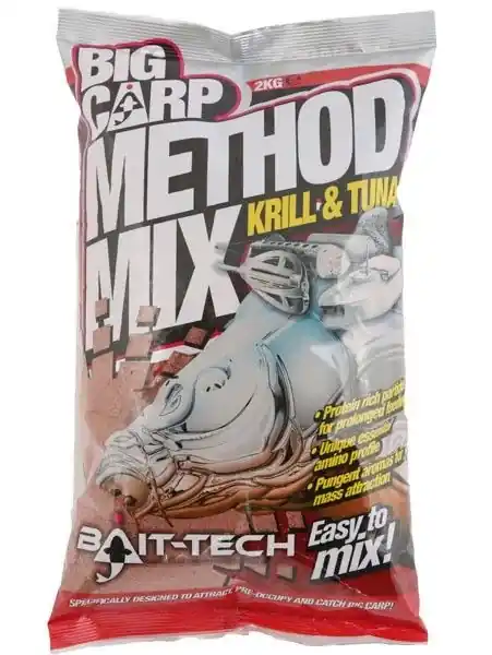 Značkový Bait-Tech Krmítková směs Big Carp Method Mix Krill & Tuna 2kg