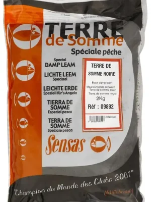 Sensas Hlína Terre de somme černá 2 kg Akční Cena