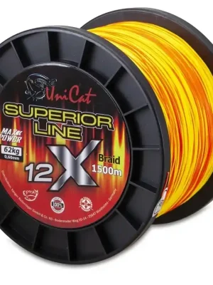 Nejprodávanější UniCat Šňůra 12 X Superior Line 0,60mm 62 kg - 1m