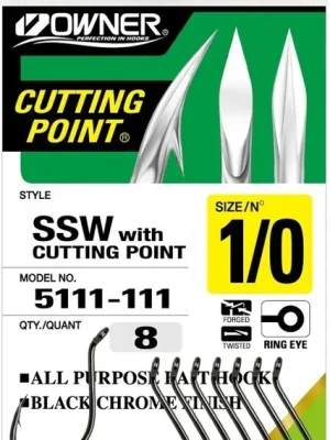 Akční Cena Owner Háček s očkem Cutting point SSW vel.10/0 - 3ks