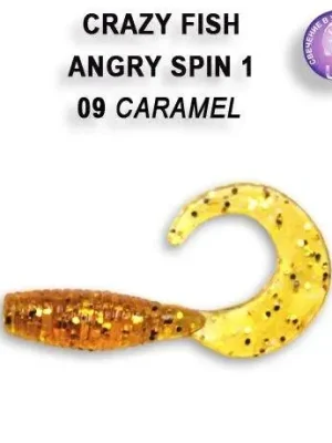 Výprodej Crazy Fish Angry spin 2,5cm barva 9 caramel