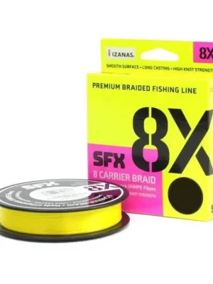 Přímo Od Výrobce Sufix Šňůra SFX 8X 135m žlutá 0,104mm, 5kg