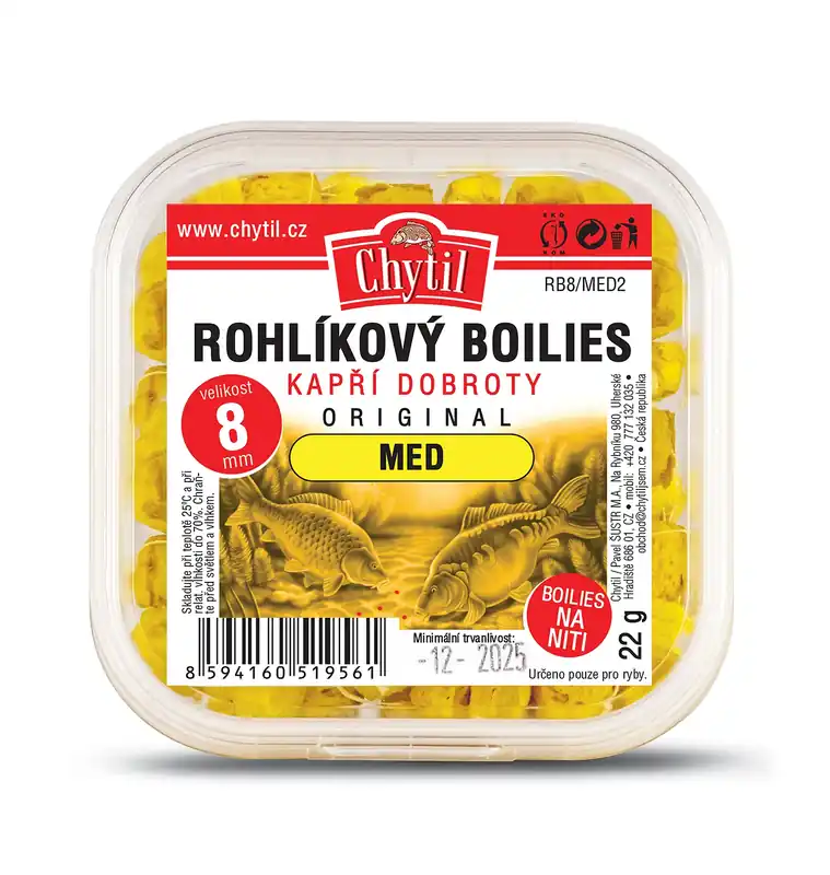 CHYTIL Rohlíkový boilies 8 mm, 22 g Příchuť Anýz Tovární Cena