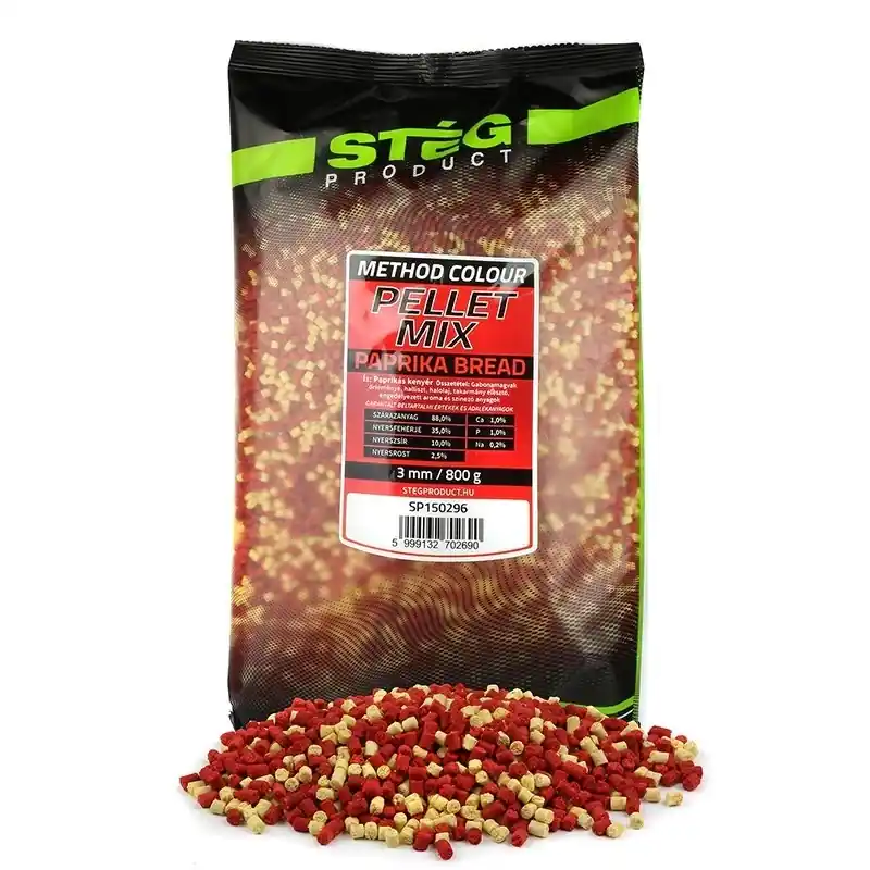 Speciální Cena Stég Pellet mix 3mm 800g - Paprika Bread