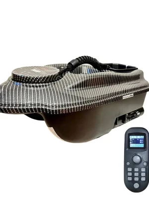 Boatman Zavážecí lodička ACTOR s GPS a výklopníkem 10Ah baterie- Carbon Zlevněný
