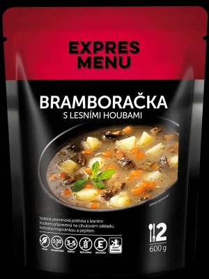 Ověřený Expres Menu Bramboračka s lesními houbami