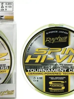 Rapture Rybářský vlasec Spin Hi-Viz 150 m 0,30 mm 9,138 kg Hit Sezóny