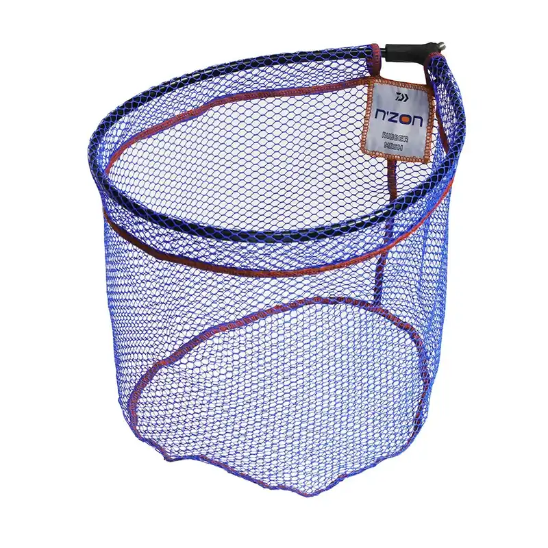 Nová Kolekce Daiwa POGUMOVANÁ HLAVA N'ZON Rubber Mesh Landing Nett 60 x 50 cm