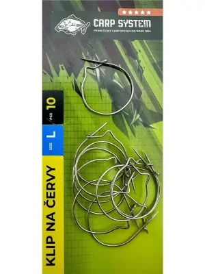 Carp System Drátky na červy - 15mm 10ks Top Prodej