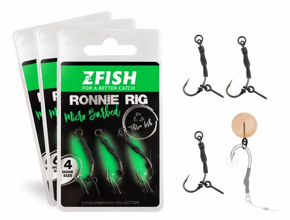 ZFISH Návazec Ronnie Rig 8 Akce